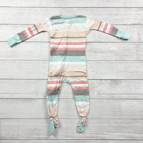 Burt’s Bees Baby Striped Pajamas - Picture 3 of 3
